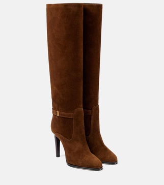 Diane 100 suede knee-high boots 