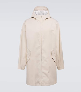 Waterproof cotton twill parka