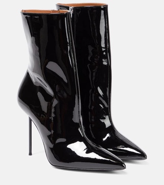 Lidia patent leather ankle boots