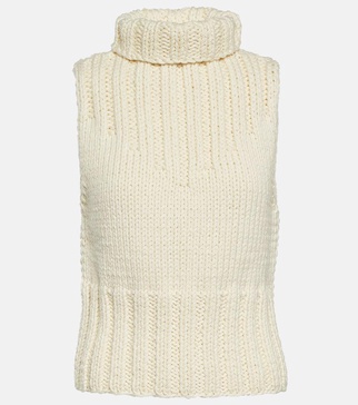 Turtleneck wool top