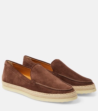 Gommino suede ballet flats