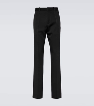 Slim wool pants