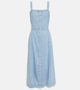 Sally denim midi dress