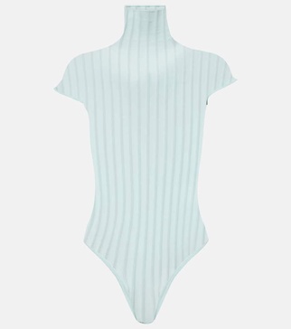 Striped bodysuit