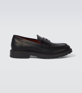 Travis leather penny loafers