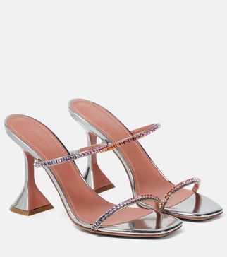 Gilda embellished leather sandals