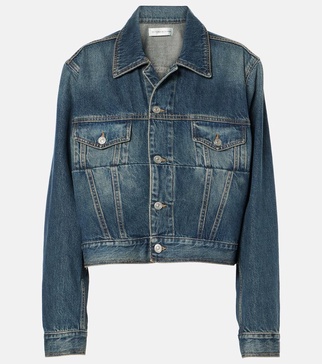 Cropped denim jacket