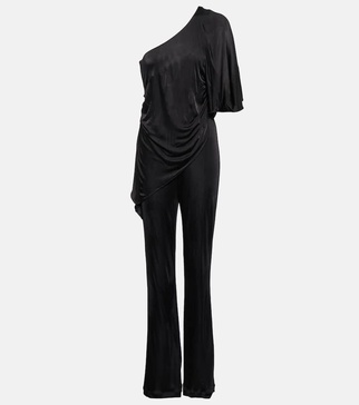 Talia one-shoulder jersey jumpsuit