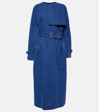 Calao cotton canvas trench coat