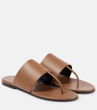 Signum leather thong sandals