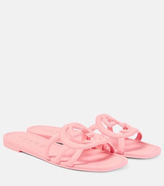 Women's Interlocking G slide sandal