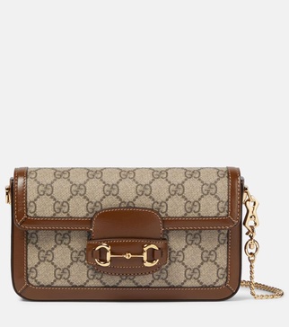 Gucci Horsebit 1955 canvas clutch