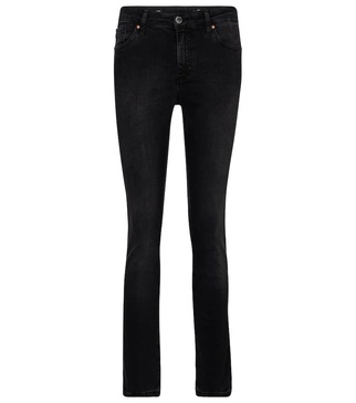 Mari high-rise straight jeans