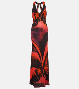 High Sea printed jersey maxi dress