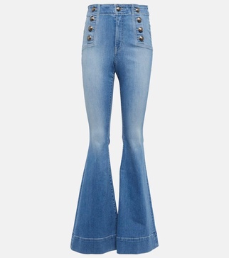 Sheridan high-rise flared jeans