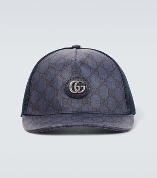 Logo-Appliquéd Coated-Canvas and Mesh Trucker Hat