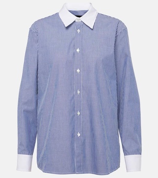 Raphael striped cotton shirt