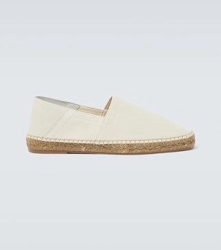 Leather espadrilles