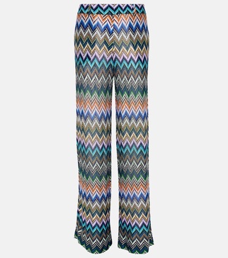 Zig Zag straight pants