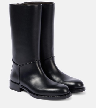 Nobilis leather knee-high boots