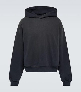 Logo cotton-blend hoodie