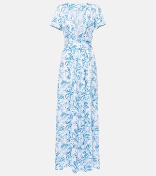 Lou printed maxi dress