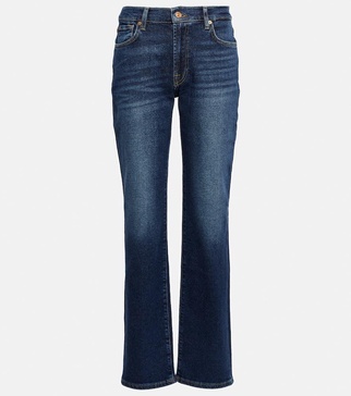 Ellie mid-rise straight jeans