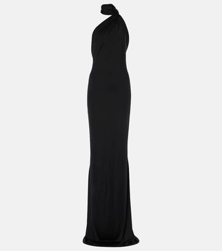 Asymmetric gown