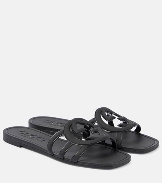 Women's Interlocking G slide sandal