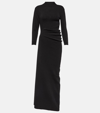 Cashmere-blend maxi dress