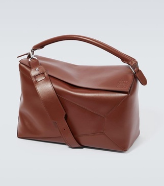 Puzzle Large leather tote bag