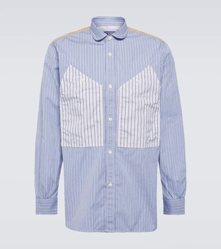 x Roy Lichtenstein patchwork cotton shirt