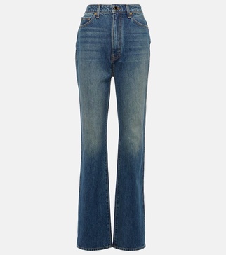 Danielle high-rise straight jeans