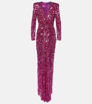 Gazelle sequined gown