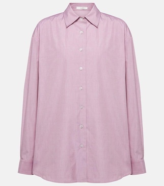 Attica oversized cotton poplin shirt