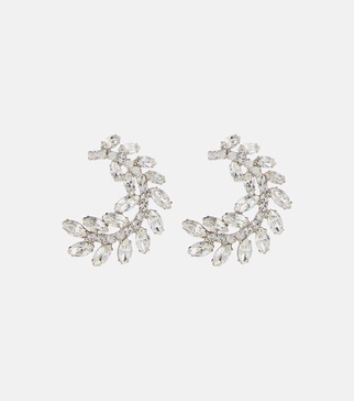 Meriah crystal-embellished earrings