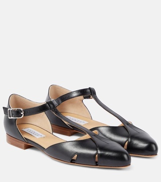 Harlow leather flats