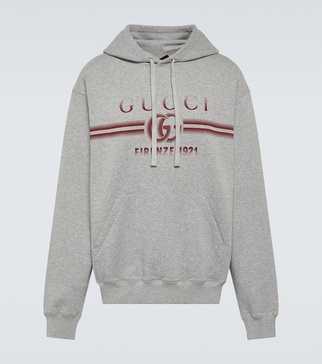 Logo-Print Cotton-Jersey Hoodie