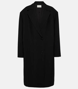 Persia oversized virgin wool coat