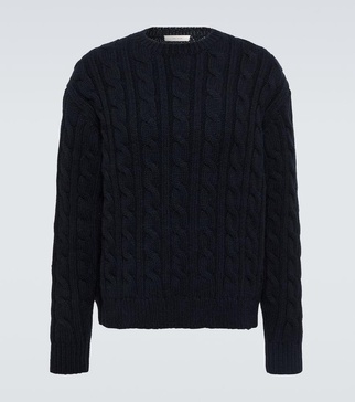 Aldo cable-knit wool-blend sweater