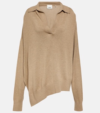 Giliane wool-blend jersey sweater