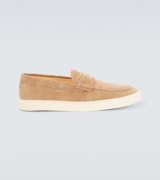 Suede loafers