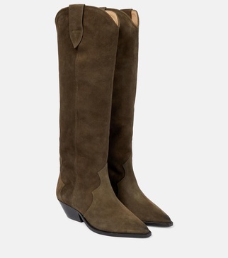 Denvee suede knee-high boots