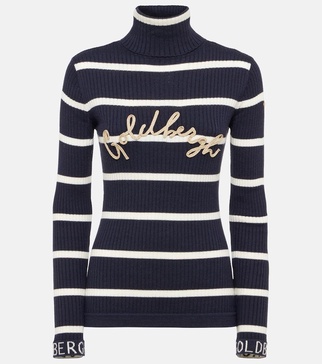 Mimi striped logo sweater