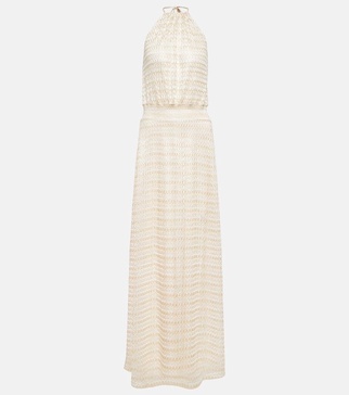 Maisie halterneck maxi dress