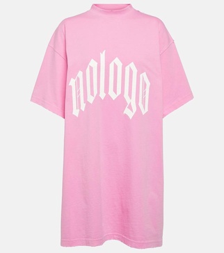 Printed cotton jersey T-shirt