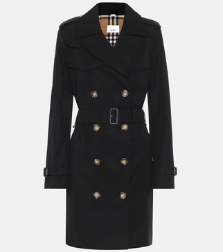 Cotton-gabardine coat