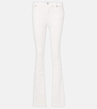 Mid-rise bootcut jeans