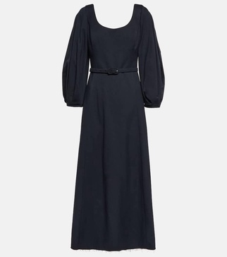 Mena silk midi dress