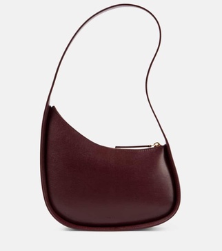 Half Moon leather shoulder bag